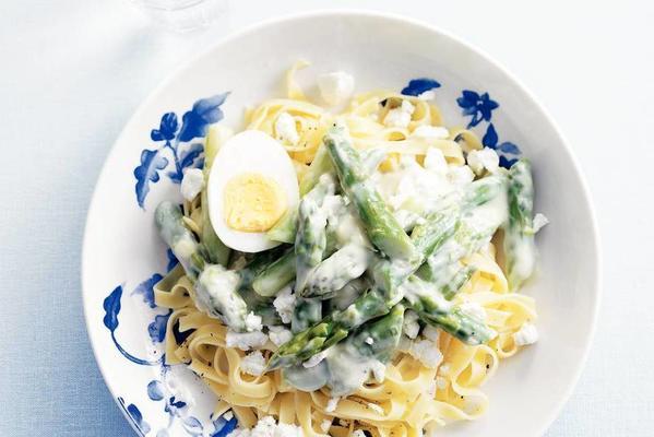 pasta with asparagus sauce