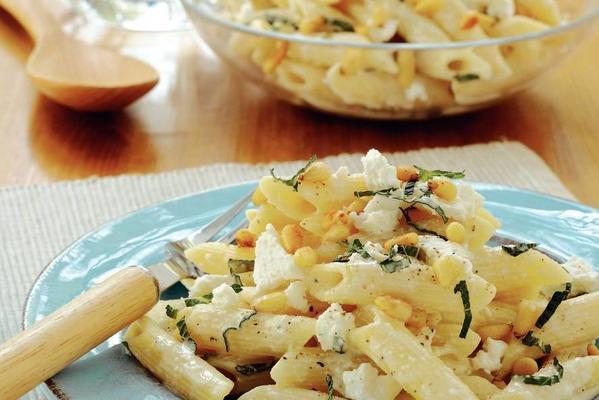 penne with goat's cheese
