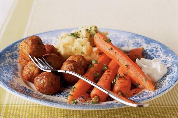 vegetable balls with sweet carrot