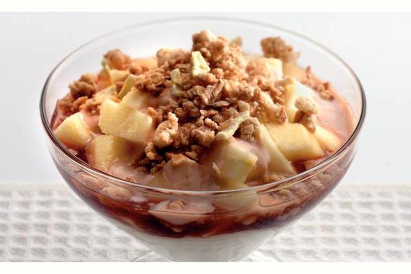 crunchy apple cottage cheese