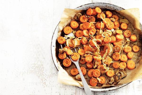 roasted carrot with lemon