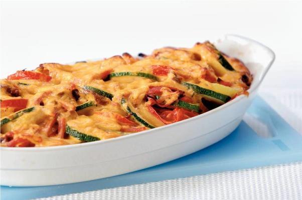 casserole with cream cheese and ham