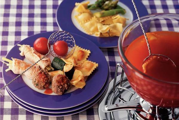 Italian tomato fondue with white wine