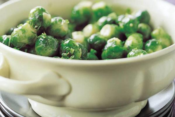 Brussels sprouts with beurre noisette