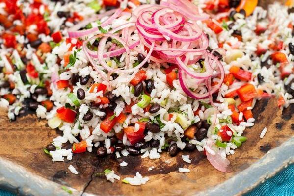 rice salad with black beans
