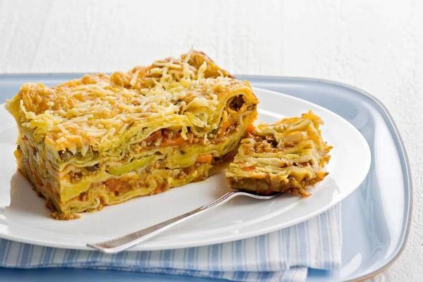 lasagna with pesto