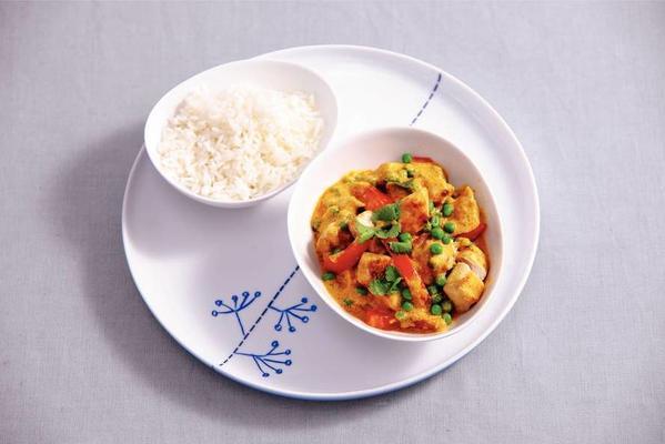 Thai curry with chicken