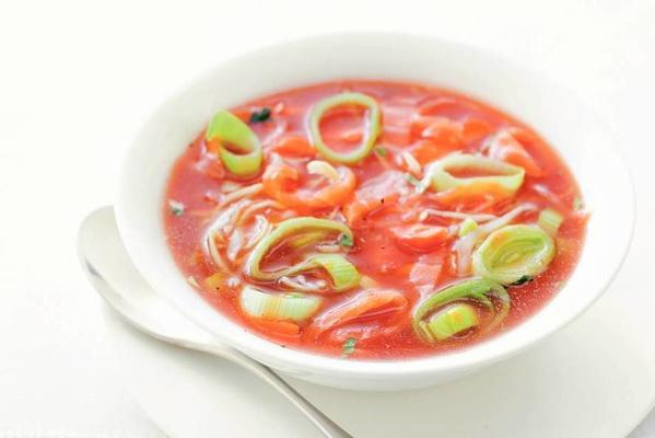 tomato leek soup