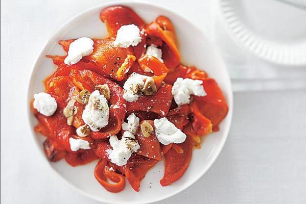 roasted peppers with ricotta