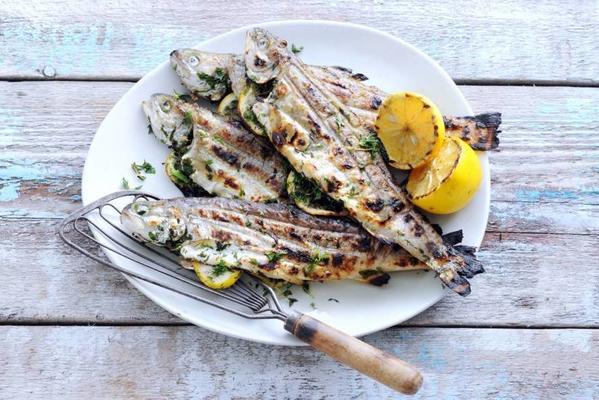 trout with fresh herbs and lemon