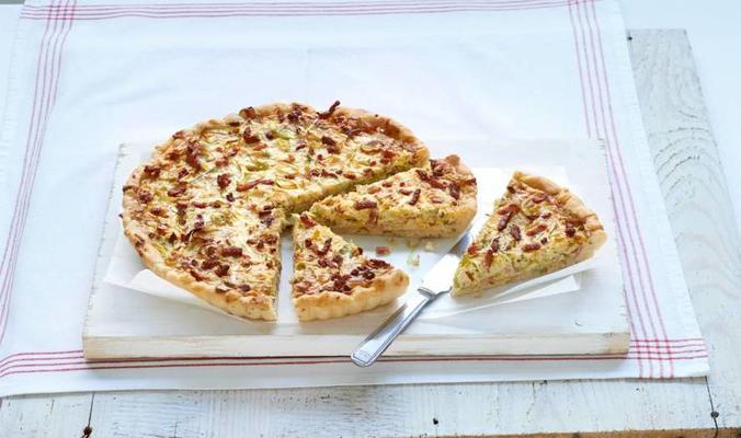 Quiche With Bacon And Leeks