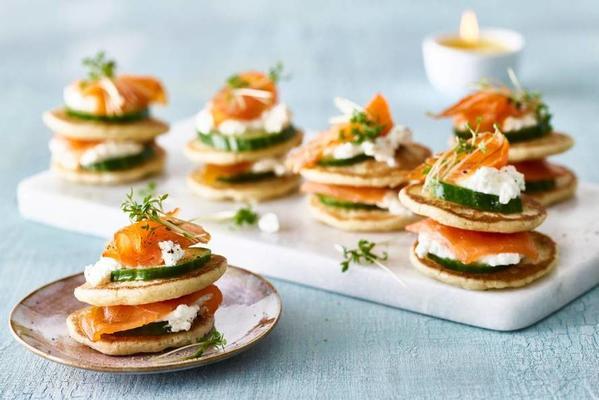 blindhouses with smoked salmon