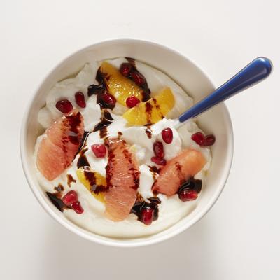 cottage cheese grapefruit bowl