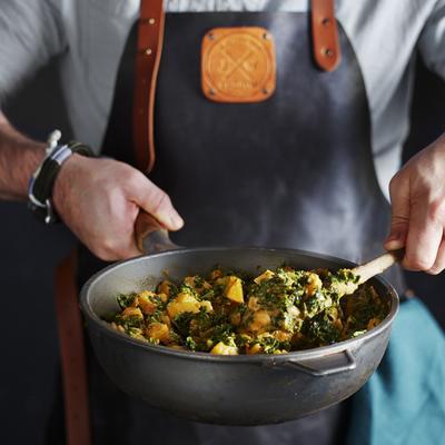 pumpkin curry with kale