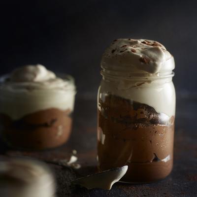 fast chocolate mousse with mokkaroom