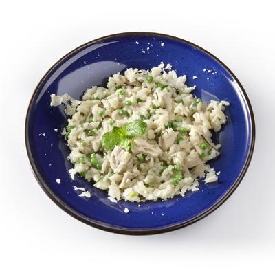 chicken risotto with mint