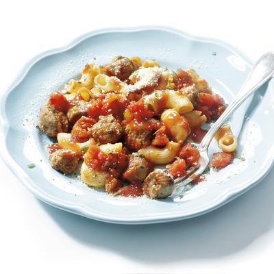 pasta with `sausage sauce`