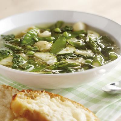 green summer soup