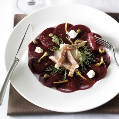 beetroot salad with caper dressing