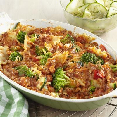 lasagnette with broccoli