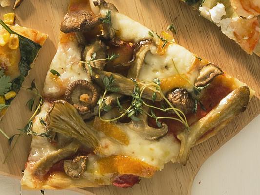 Pizza with Mushrooms