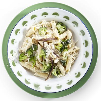 penne with broccoli and anchovies