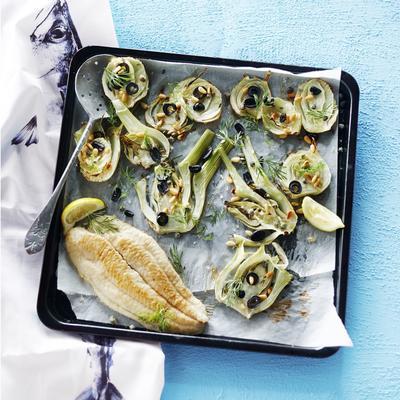 oven-roasted fennel with capers and olives