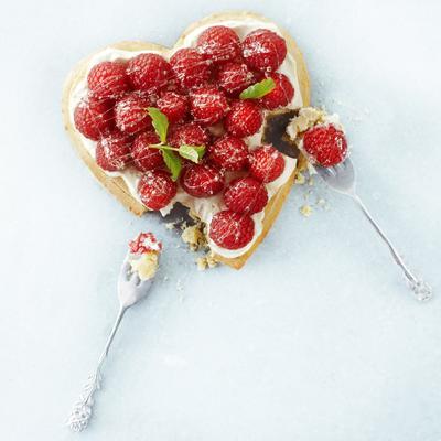 heart of raspberries