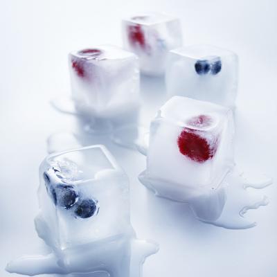 filled ice cubes