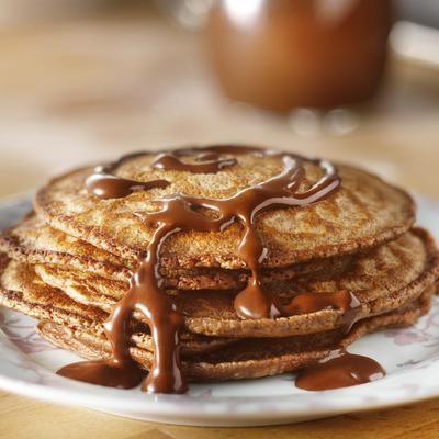 chocolate pancakes with ginger