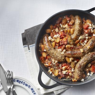 cassoulet with bacon and sausage