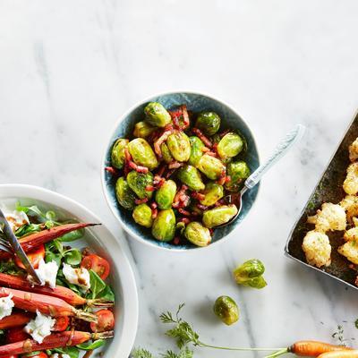 roasted spicy sprouts