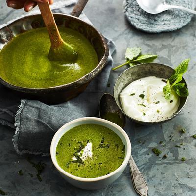 indian spinach soup