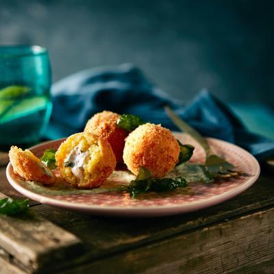 risotto balls with ricotta and lemon