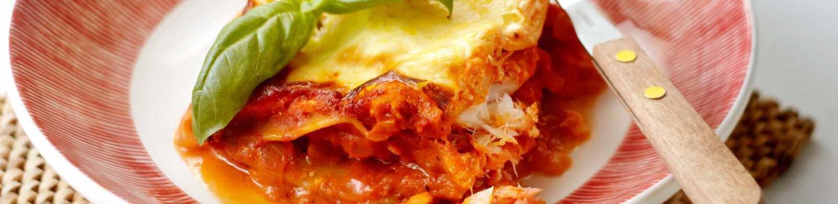 lasagna with smoked salmon and fish fillet