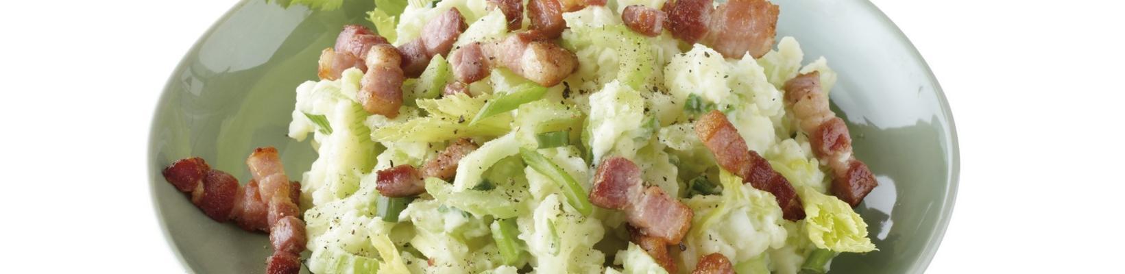 Celery Stew With Spring Onion And Bacon