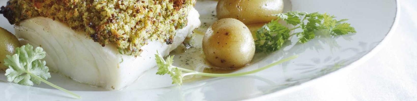 cod with a mustard crust