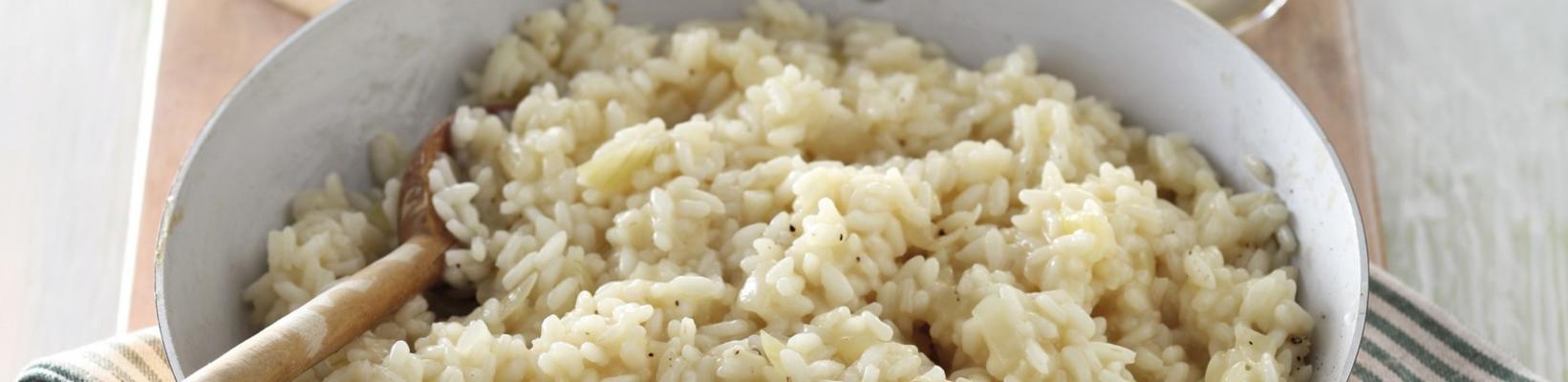 risotto with white wine and cheese