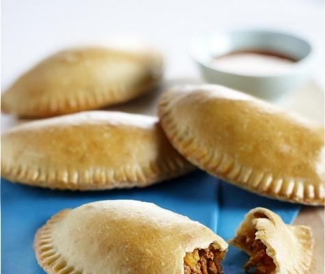 empanada bread filled with sweet minced meat