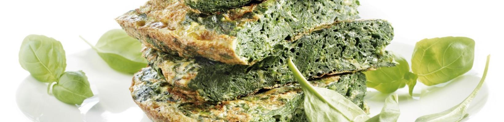 spinach omelette with cheese
