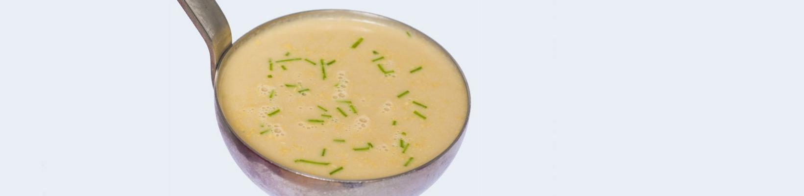 cauliflower soup with apple juice from wendy dekker