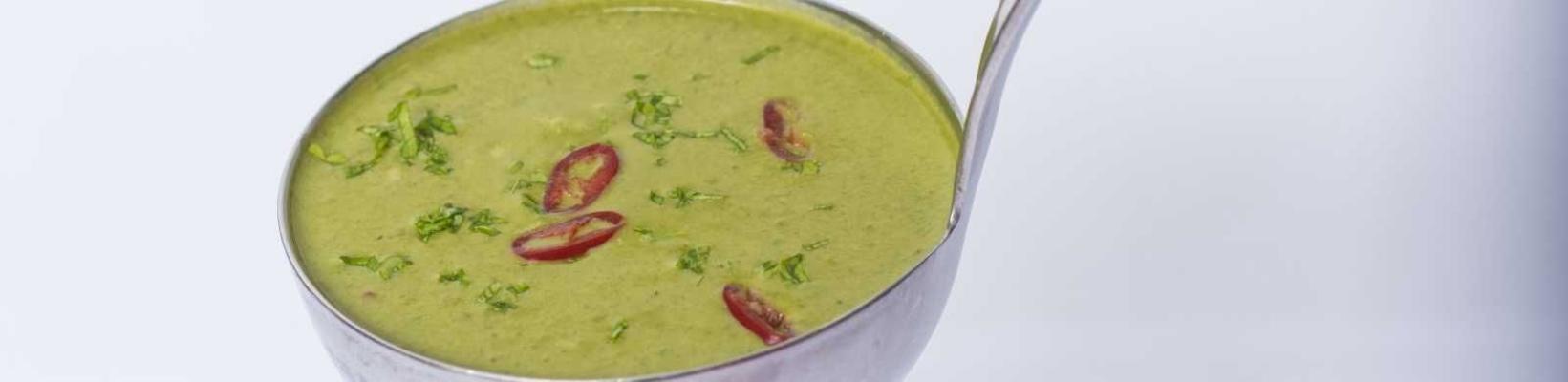 avocado spinach soup from wendy dekker