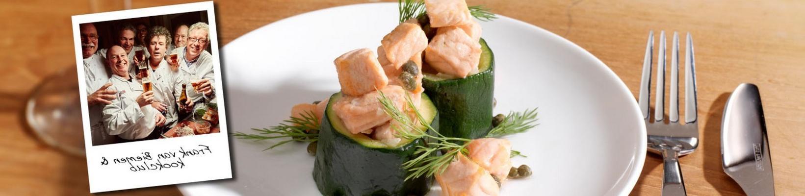 stuffed zucchini with duvel of francs of biemen