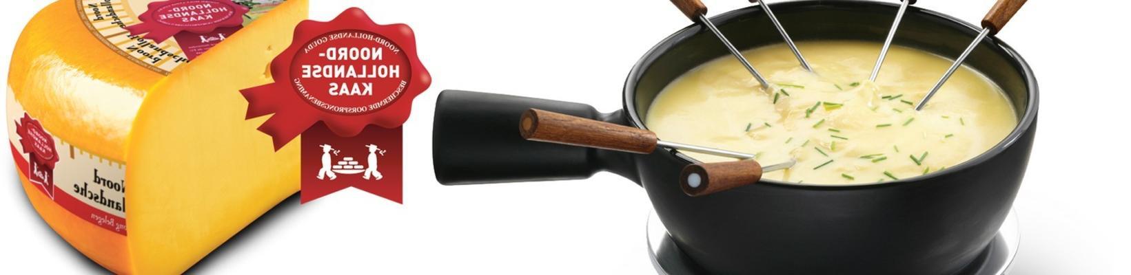 cheese fondue with North Holland cheese