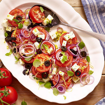 mega greek tomato salad