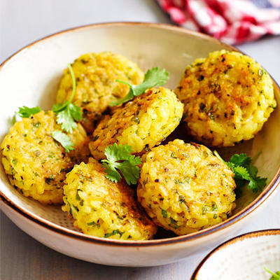 curry rice cookies with coriander