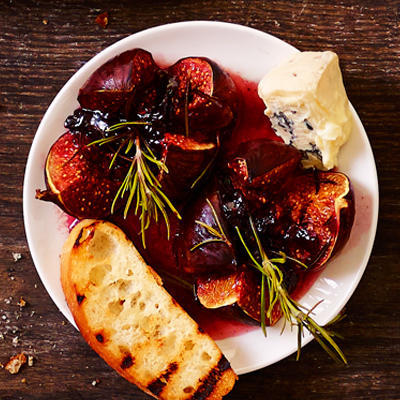 roasted figs with port jelly