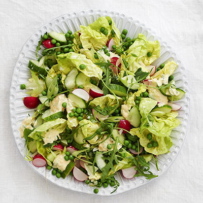green spring salad