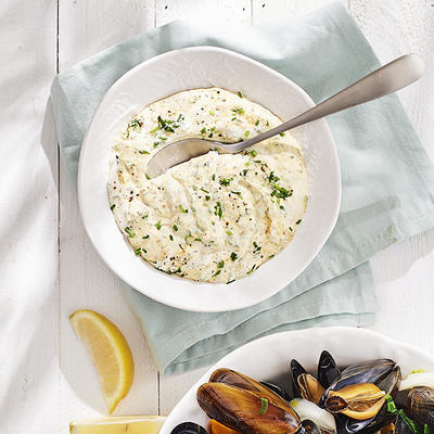 herb dip for cooked mussels