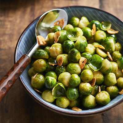 caramelized sprouts